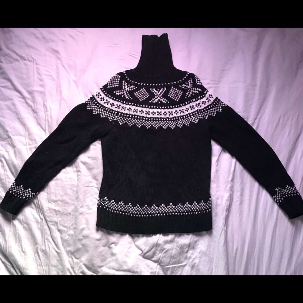 Vintage B. Moss Holiday Turtleneck Sweater